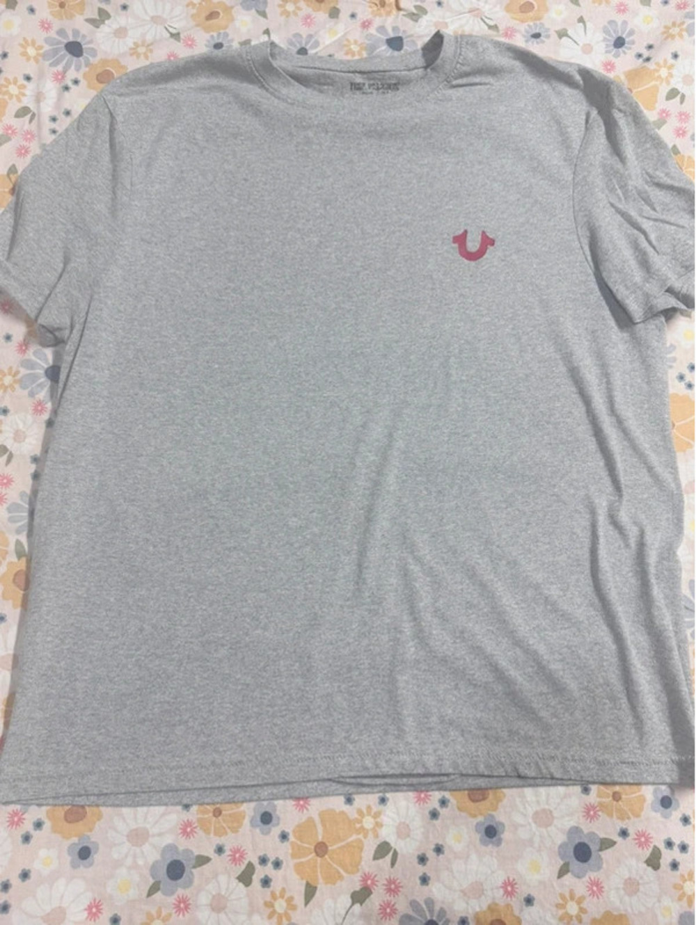 True Religion Horseshoe Logo T-Shirt Women’s Large 1093